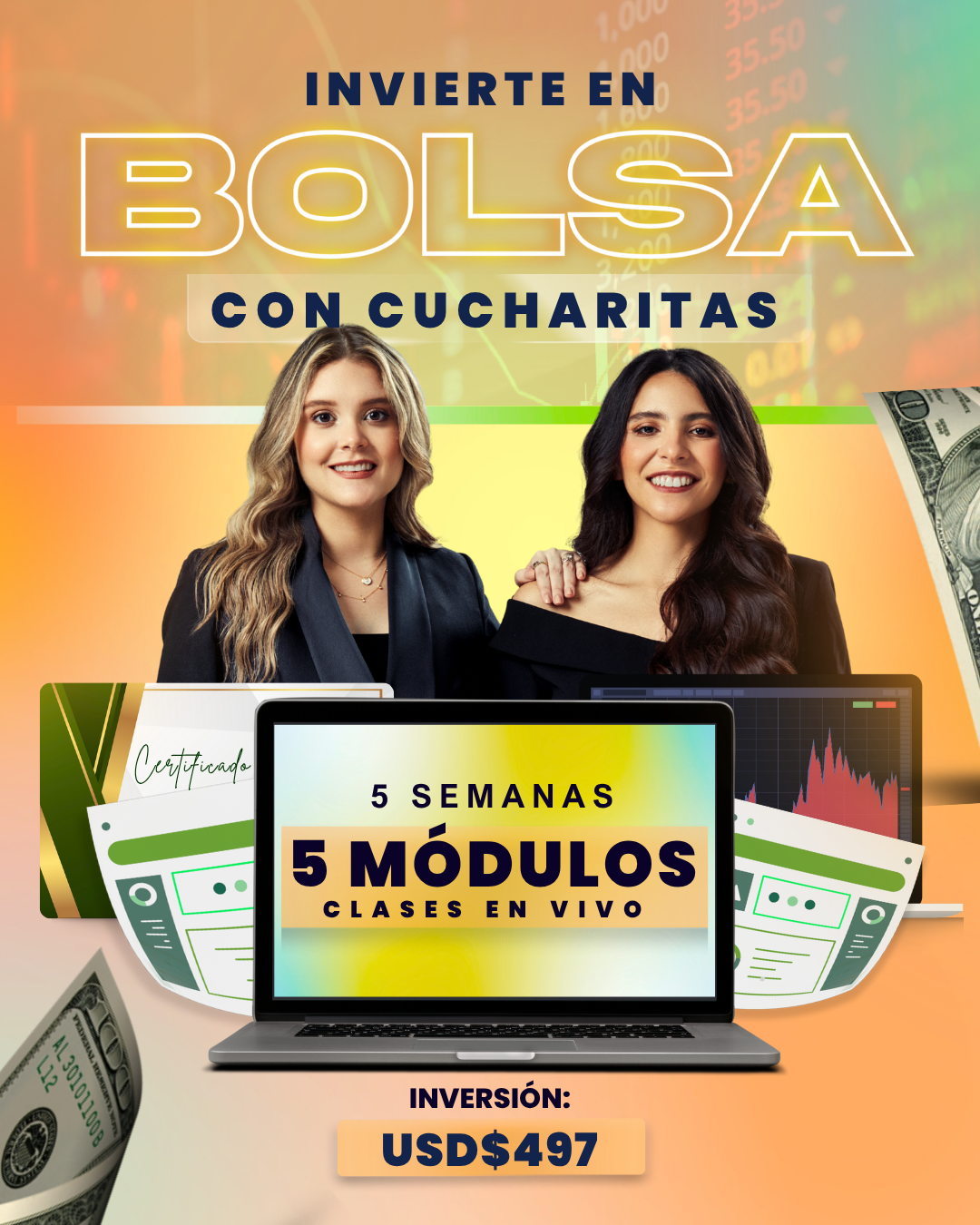 Invierte en Bolsa con cucharitas