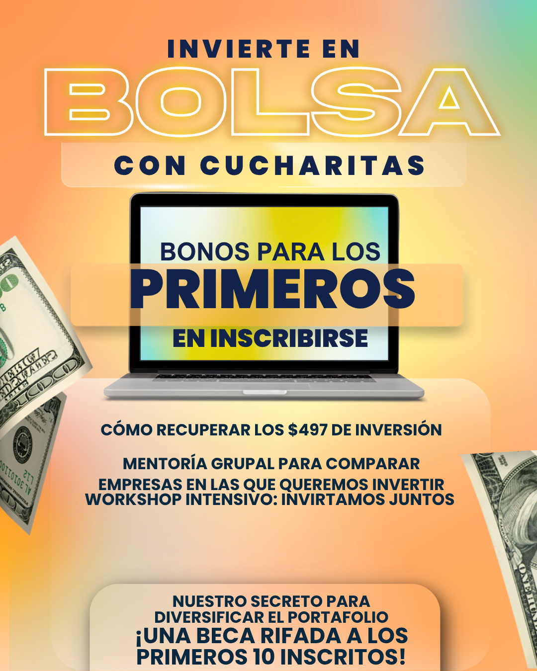 Invierte en Bolsa con cucharitas