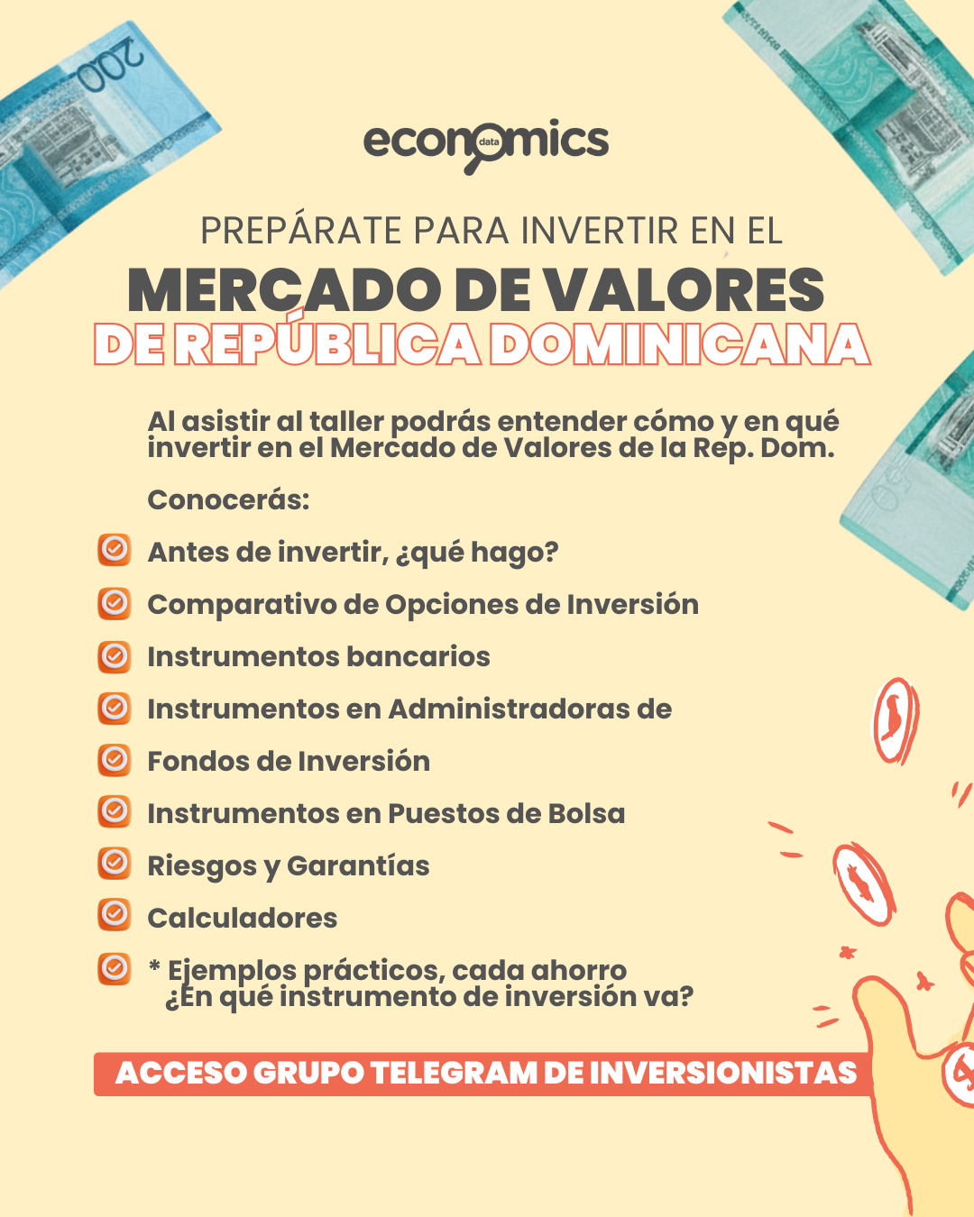 Taller Preparate para Invertir en el Mercado de Valores de la República Dominicana