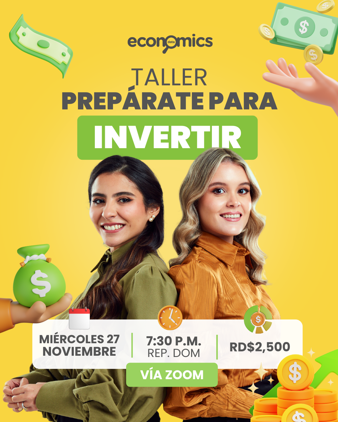 Taller: Prepárate para Invertir, Miércoles 27 de Noviembre